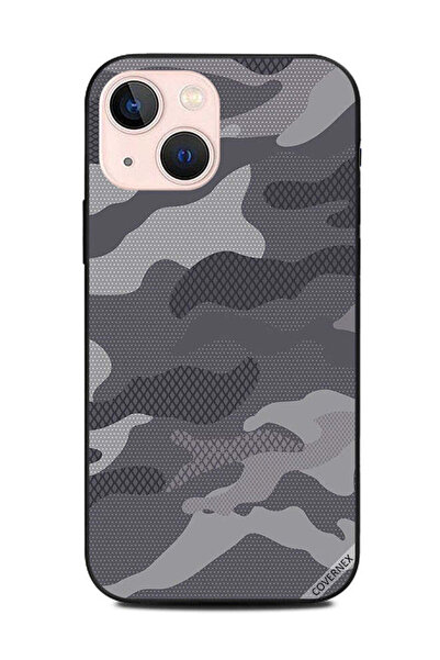 Covernex غطاء حماية لهاتف أبل آيفون 13 ميني بنمط مموه رمادي