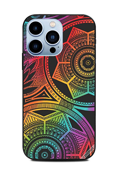 Covernex غطاء حماية لهاتف أبل آيفون 13 برو بنمط ماندالا أسود