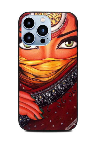 Covernex غطاء حماية لهاتف Apple iPhone 13 Pro - فتاة الرموش الجميلة