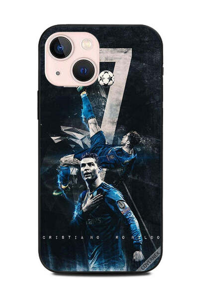 Covernex غطاء حماية لهاتف أبل آيفون 13 ميني رونالدو باللون الأزرق