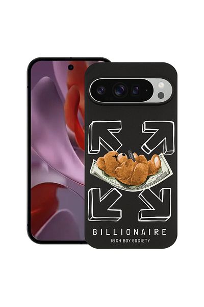 bestcase ® Slim Silicon Case For Google Pixel 10 Pro XL, Billionaire Bear, 2036426 B 1895