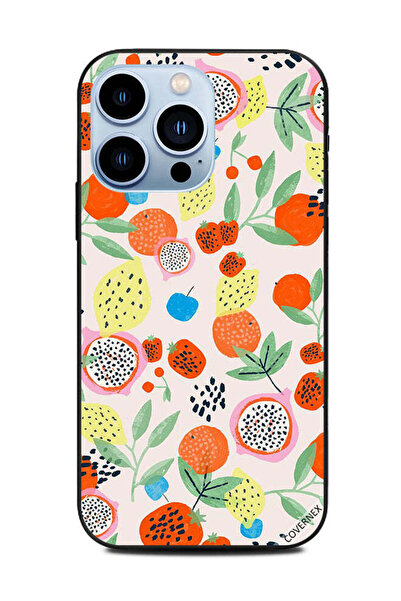 Covernex غطاء حماية لهاتف Apple iPhone 13 Pro بنمط زهور الفواكه