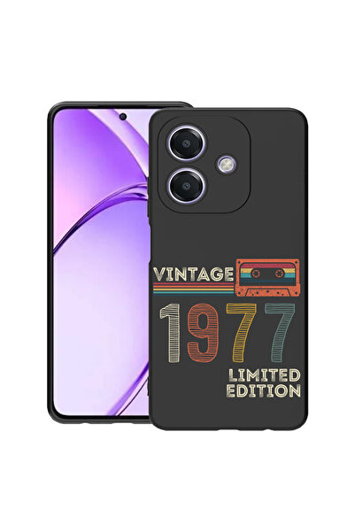 bestcase ® Husa Slim Silicon pentru OPPO A40 / A40M / A60 5G, 1977 - Vintage ...