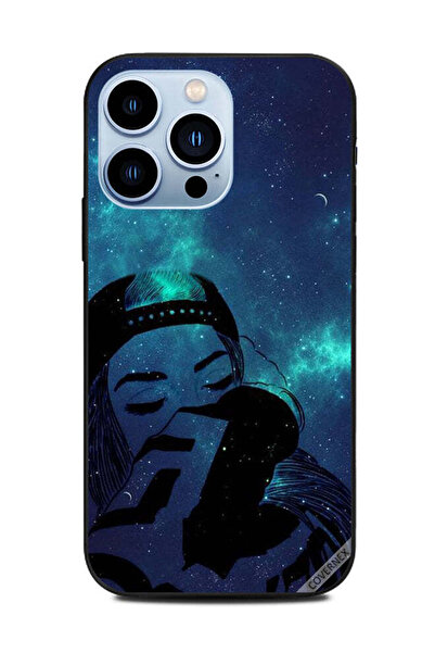 Covernex غطاء حماية لجهاز Apple iPhone 13 Pro - فتاة حزينة - سماء ليلية