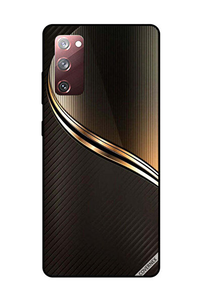 Covernex غطاء حماية لهاتف سامسونج جالاكسي S20 FE بنمط ذهبي داكن