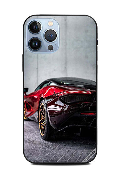 Covernex غطاء حماية لهاتف Apple iPhone 13 Pro Max أحمر داكن سيارة