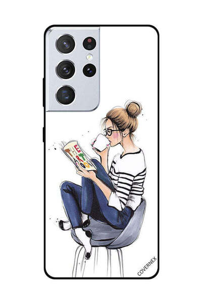 Covernex غطاء حماية لهاتف سامسونج جالكسي S21 ألترا جاهز للكتاب الفني