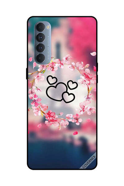 Covernex غطاء حماية لهاتف Oppo Reno 4 Pro قلوب سوداء