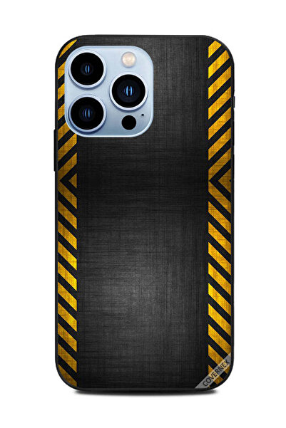 Covernex غطاء حماية لهاتف Apple iPhone 13 Pro بنمط خطوط الطرق الصفراء
