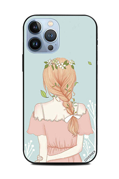 Covernex غطاء حماية لهاتف Apple iPhone 13 Pro Max فتاة واقفة بمظهر لطيف