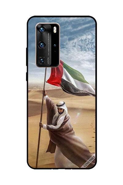 Covernex غطاء حماية لهاتف هواوي بي 40 برو، علم الإمارات العربية المتحدة، زايد