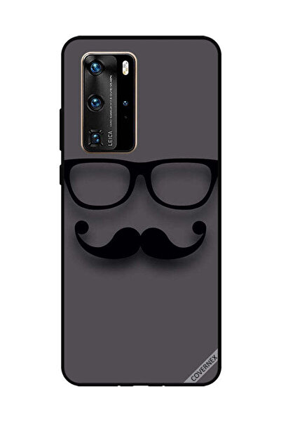 Covernex غطاء حماية لهاتف هواوي بي 40 برو - أسود - زجاجي وشارب