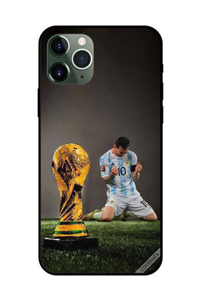 Covernex غطاء حماية لهاتف Apple iPhone 11 Pro صورة ليو ميسي وكأس الفيفا
