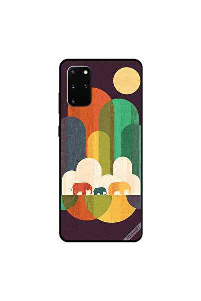 Covernex غطاء حماية لهاتف سامسونج جالكسي S20 بلس برسومات عائلة الفيل