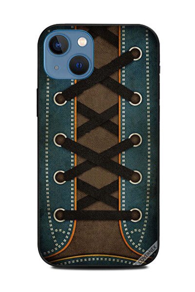 Covernex غطاء حماية لهاتف Apple iPhone 13 بتصميم حذاء عتيق مربوط