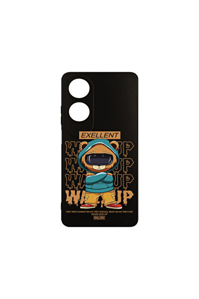 bestcase Husă subțire din silicon pentru OPPO A38 / A18, Bear Excellent, 1714...