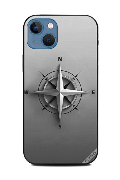Covernex غطاء حماية لهاتف Apple iPhone 13 بنمط البوصلة