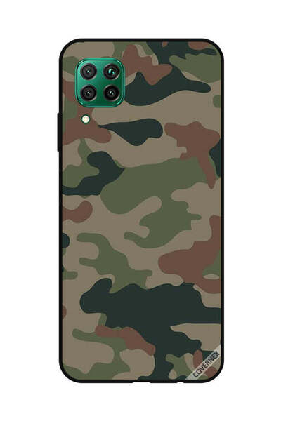 Covernex غطاء حماية لهاتف هواوي نوفا 7i / P40 لايت بنمط مموه باللونين الأخضر ...