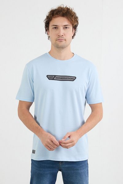 Fulla Moda Tricou cu litere în relief Generation
