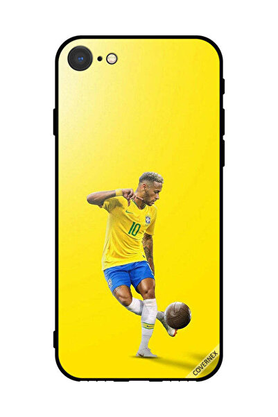 Covernex غطاء حماية لهاتف آيفون 8 من آبل، نيمار مع كرة قدم