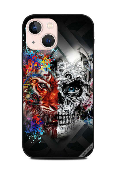 Covernex غطاء حماية لهاتف Apple iPhone 13 Mini الأسد والرأس