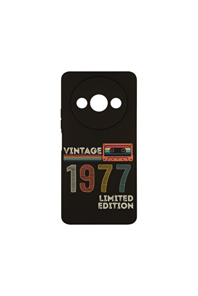 bestcase ® Husa Slim Silicon pentru Xiaomi Redmi A3, 1977 - Vintage Tape, 178...