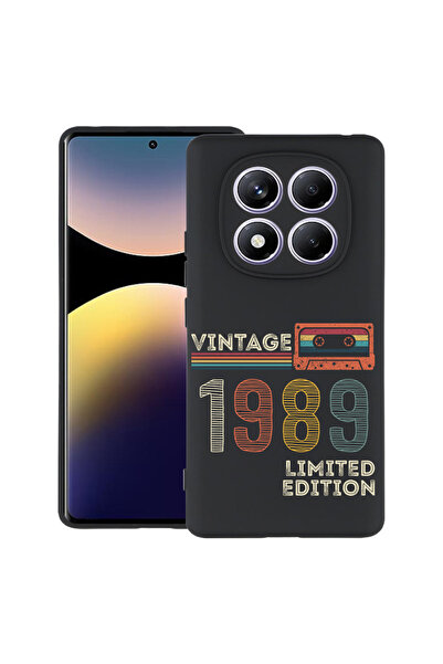 bestcase ® Husă Slim Silicon pentru Xiaomi Redmi Note 14 Pro 4G, 1989 - Bandă...