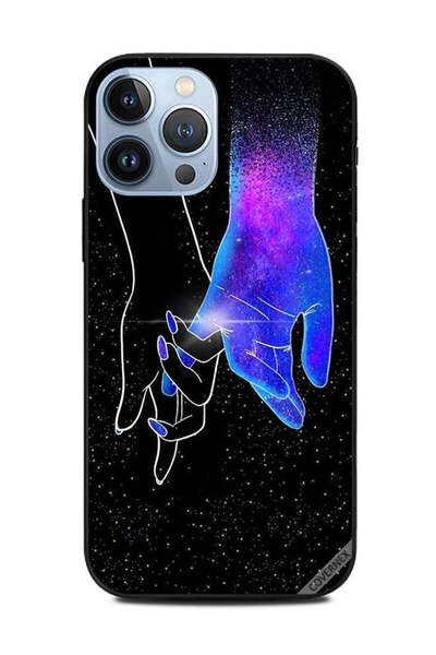 Covernex غطاء حماية لجهاز ابل ايفون 13 برو ماكس مع اصبع صغير - ازرق واسود