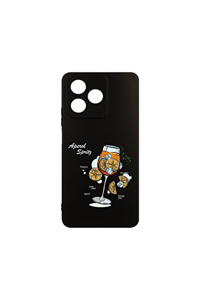 bestcase ® Husa Slim Silicon pentru Xiaomi Redmi 13, Aperol Spritz, 1923377 B...