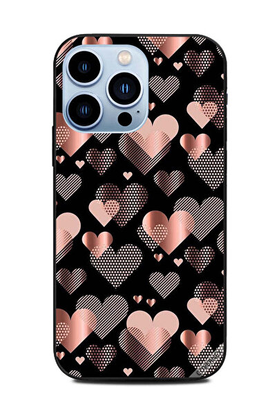 Covernex غطاء حماية لهاتف Apple iPhone 13 Pro قلوب لامعة