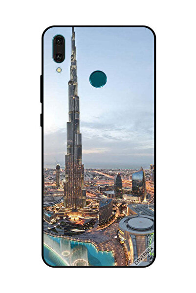 Covernex غطاء حماية لهاتف هواوي Y9 2019 - منظر جميل لوسط مدينة دبي