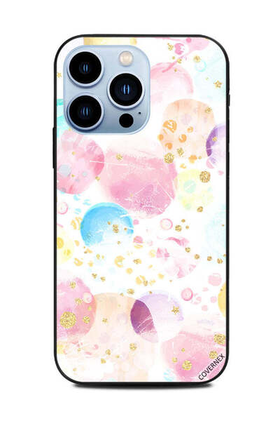 Covernex غطاء حماية لهاتف Apple iPhone 13 Pro بألوان الطلاء ونقاط ذهبية لامعة