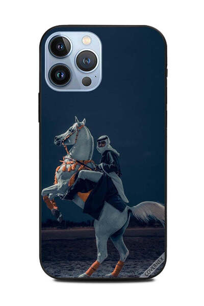 Covernex غطاء حماية لهاتف Apple iPhone 13 Pro Max شاب على حصان