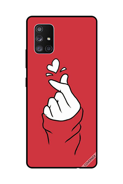 Covernex غطاء حماية لهاتف سامسونج جالاكسي A71 سناب لوف أحمر