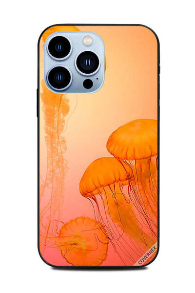 Covernex غطاء حماية لهاتف Apple iPhone 13 Pro - قنديل البحر البرتقالي