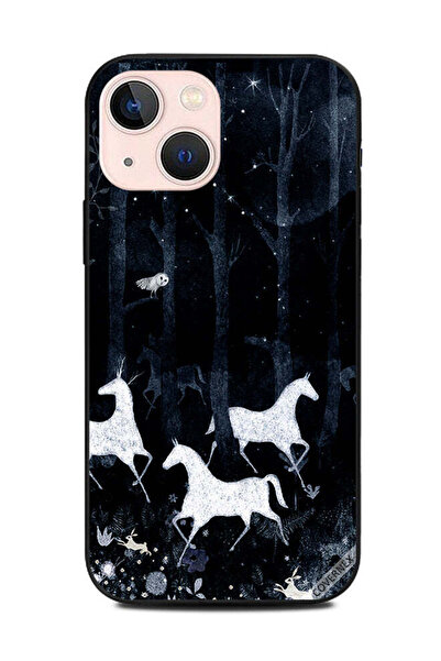 Covernex غطاء حماية لهاتف Apple iPhone 13 Mini Unicorns At Night