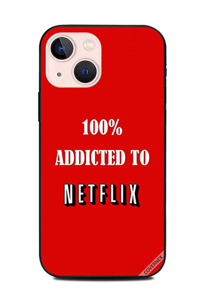 Covernex غطاء حماية لهاتف Apple iPhone 13 Mini % مدمن على Netflix
