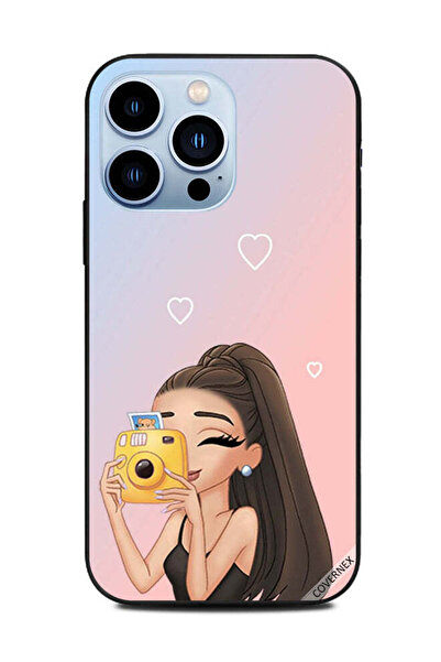 Covernex غطاء حماية لهاتف Apple iPhone 13 Pro صورة فتاة لطيفة تلتقط صورة