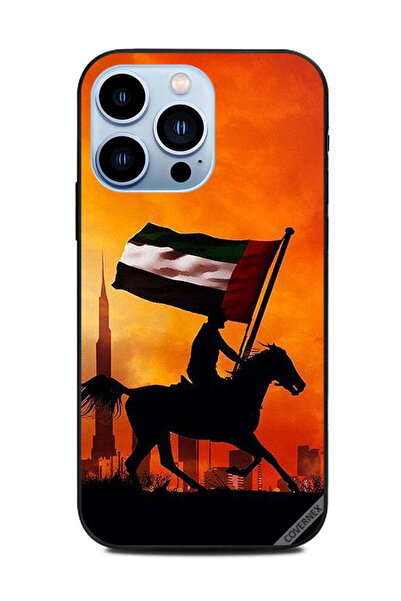 Covernex غطاء حماية لهاتف Apple iPhone 13 Pro يحمل علم الإمارات العربية المتح...