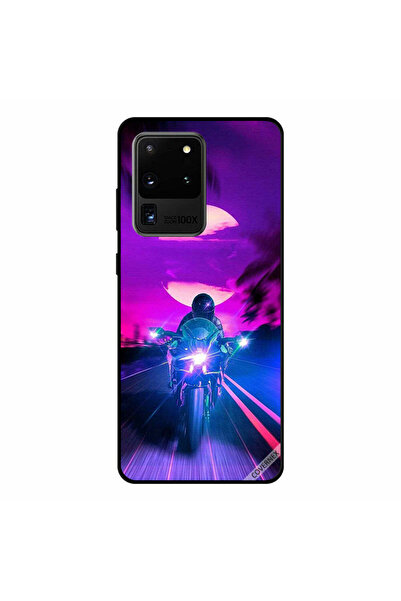 Covernex غطاء حماية لهاتف سامسونج جالكسي S20 ألترا بتصميم راكب الدراجة الناري...