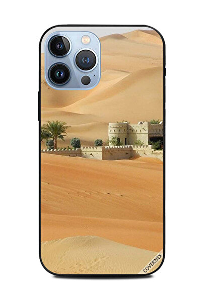 Covernex غطاء حماية لهاتف Apple iPhone 13 Pro Max منزل في الصحراء