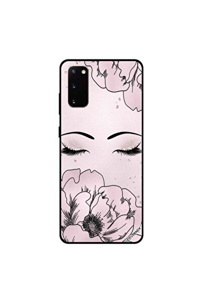 Covernex غطاء حماية لهاتف سامسونج جالكسي S20 رموش وزهور