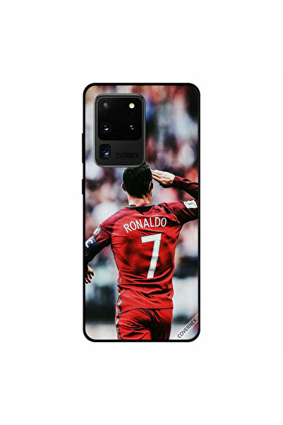 Covernex غطاء حماية لهاتف سامسونج جالكسي S20 ألترا بشعار رونالدو تحية للجمهور
