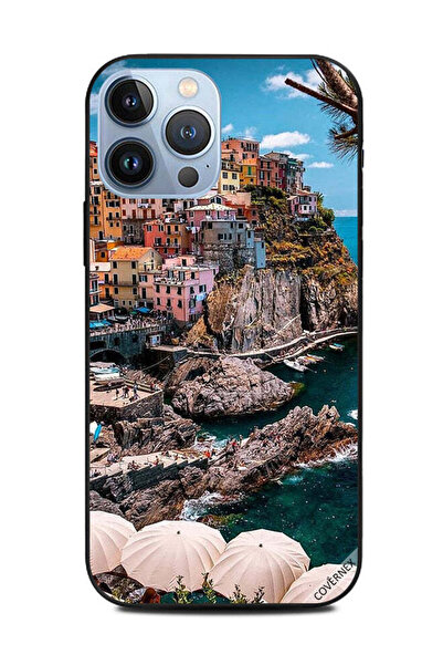 Covernex غطاء حماية لهاتف أبل آيفون 13 برو ماكس مظلات على البحر