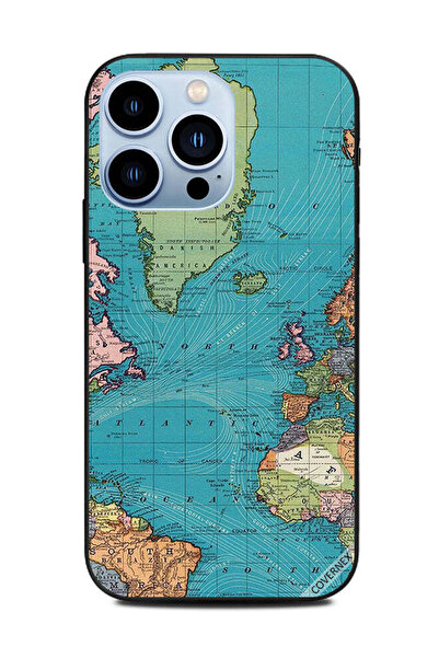 Covernex غطاء حماية لهاتف Apple iPhone 13 Pro خريطة العالم