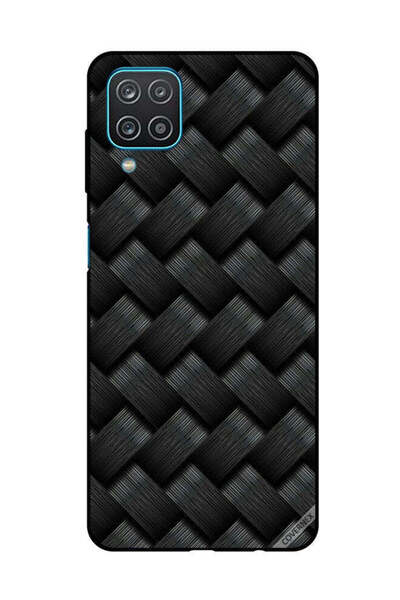 Covernex غطاء حماية لهاتف سامسونج جالاكسي A12/M12 بنقشة خطوط سوداء