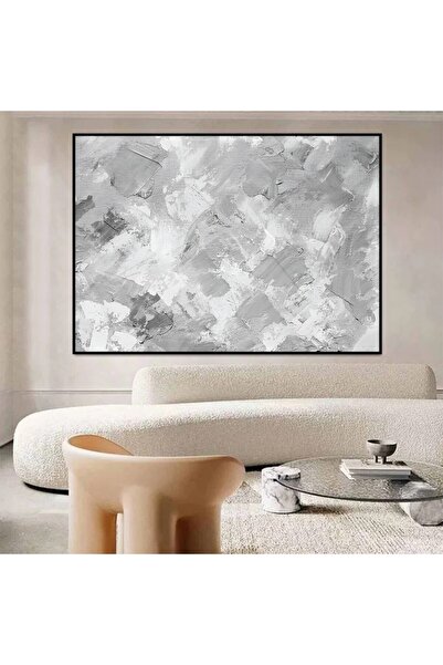 Marktna لوحة قماشية بتصميم الفن التشكيلي مع برواز أسود مجوف