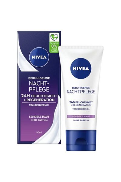 NIVEA Nivea Soothing Night Care face cream without fragrance 24h hydration