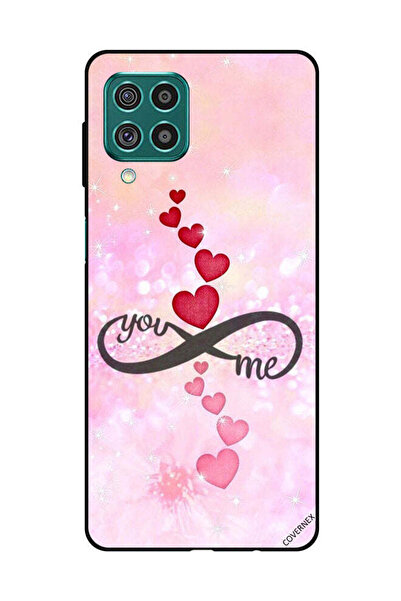 Covernex غطاء حماية لهاتف سامسونج جالاكسي M62/F62 قلوب حمراء ووردية أنت إنفين...