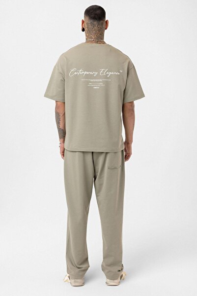 VAMOSCLO με τύπωμα Σετ αθλητικής φόρμας Stoper Khaki